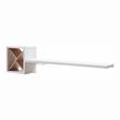 Furniture of America Reichart Cottage Wood Floating Wine Bar in White and Brown