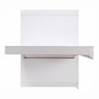 Furniture of America Reichart Cottage Wood Floating Wine Bar in White and Brown
