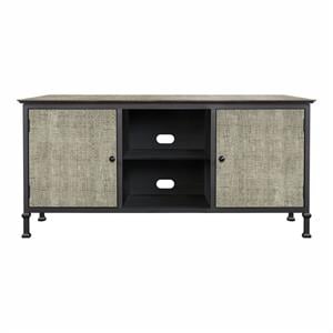 Furniture of America Ronda Industrial Wood 60-Inch TV Stand in Gray