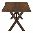 Furniture of America Bradden Transitional Solid Wood Coffee Table in Walnut