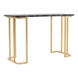 Furniture of America Clotten Contemporary Metal Console Table in Black