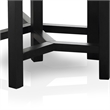 Furniture of America Elgan Wood 2-Piece Nesting Tables in Brushed Brown Gray