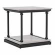 Furniture of America Drewden Wood 2-Piece Coffee Table Set in Antique White