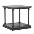Furniture of America Drewden Wood 3-Piece Coffee Table Set in Antique Gray