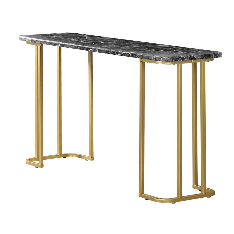 Furniture of America Clotten Metal 3-Piece Coffee Table Set in Black