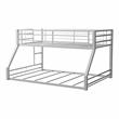 Furniture of America Dessa Metal Twin over Full Bunk Bed in White