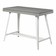 Furniture of America Melba Wood 3-Piece Counter Height Table Set in Gray