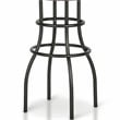 Furniture of America Casta Faux Leather Nailhead Bar Stool in Bronze (Set of 2)