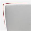 Furniture of America Tilah Modern Metal 2-Piece Desk and Chair Set in White