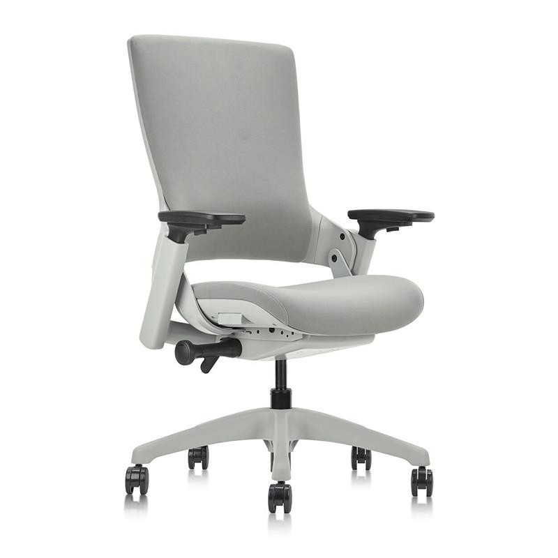 Furniture of America Tilah Modern Metal 2-Piece Desk and Chair Set in White