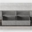 Furniture of America Abdi Wood Multi-Storage TV Stand in Oak and Concrete Gray