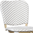 Furniture of America Adino Aluminum Patio Bar Chair in Gray (Set of 2)