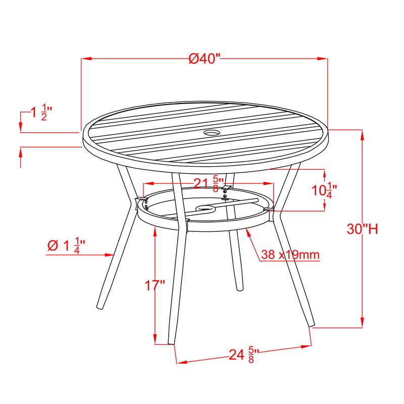 Furniture of America Devey 40