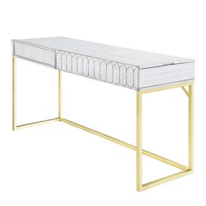 Furniture of America Giffore Contemporary Wood Lift-top Writing Desk in White
