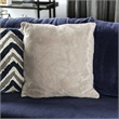 Furniture of America Farella Microfiber Sectional with Chair in Navy Blue
