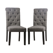 Furniture of America Rossas Wood 5-Piece Round Dining Table Set in Gray