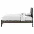 FOA Livorn 5pc Gray Wood Bedroom Set - Full + 2 Nightstands + Dresser + Mirror