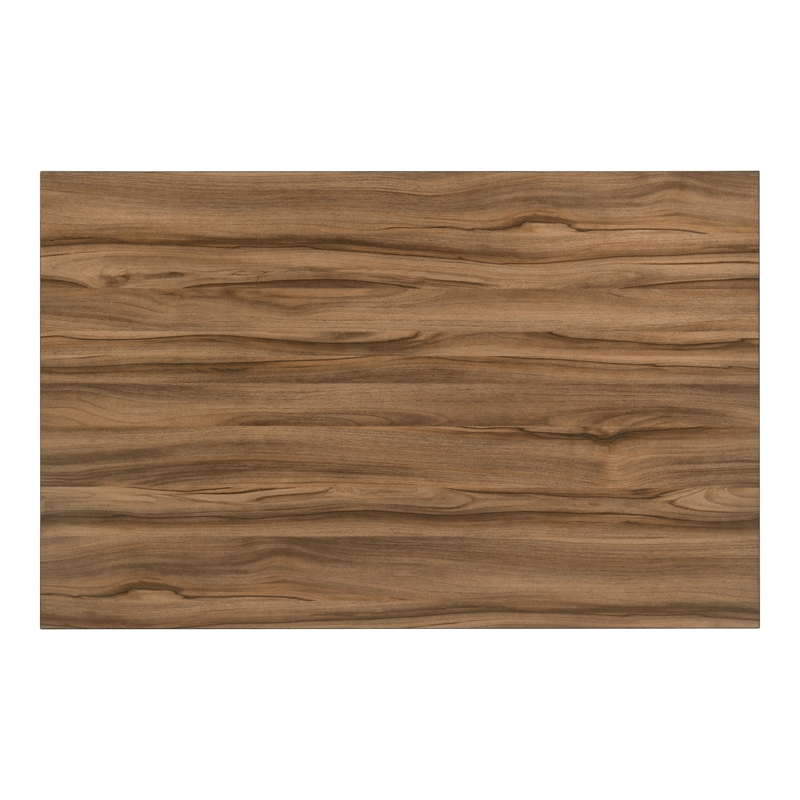 Furniture of America Caritina Wood 3-Piece Counter Height Dining Set in Walnut