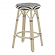 Furniture of America Binde Aluminum 26-inch Patio Barstool in Brown (Set of 2)