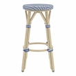 Furniture of America Binde Aluminum 26-inch Patio Barstool in Gray (Set of 2)