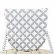 Furniture of America Misea Transitional Aluminum Patio Chair in Gray (Set of 2)