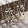 Furniture of America Binde Aluminum 30-inch Patio Barstool in Brown (Set of 2)