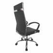 Furniture of America Damse Faux Leather Large Adjustable Office Chair in Gray