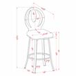 Furniture of America Earlmit Contemporary Metal 29