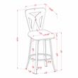 Furniture of America Vistor Contemporary Metal 29