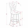 Furniture of America Vistor Contemporary Metal 29