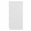 Furniture of America Lita Contemporary Wood Vanity Chest with Mirror in White