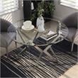 Furniture of America Fedora Modern Metal Round Dining Table in Champagne Gold
