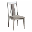 Furniture of America Fie Rustic Solid Wood 7-Piece Dining Table Set in White