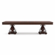 Furniture of America Exa Traditional Wood Expandable Dining Table in Cherry