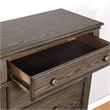 Furniture of America Charo Traditional Wood 5-Drawer Chest in Gray