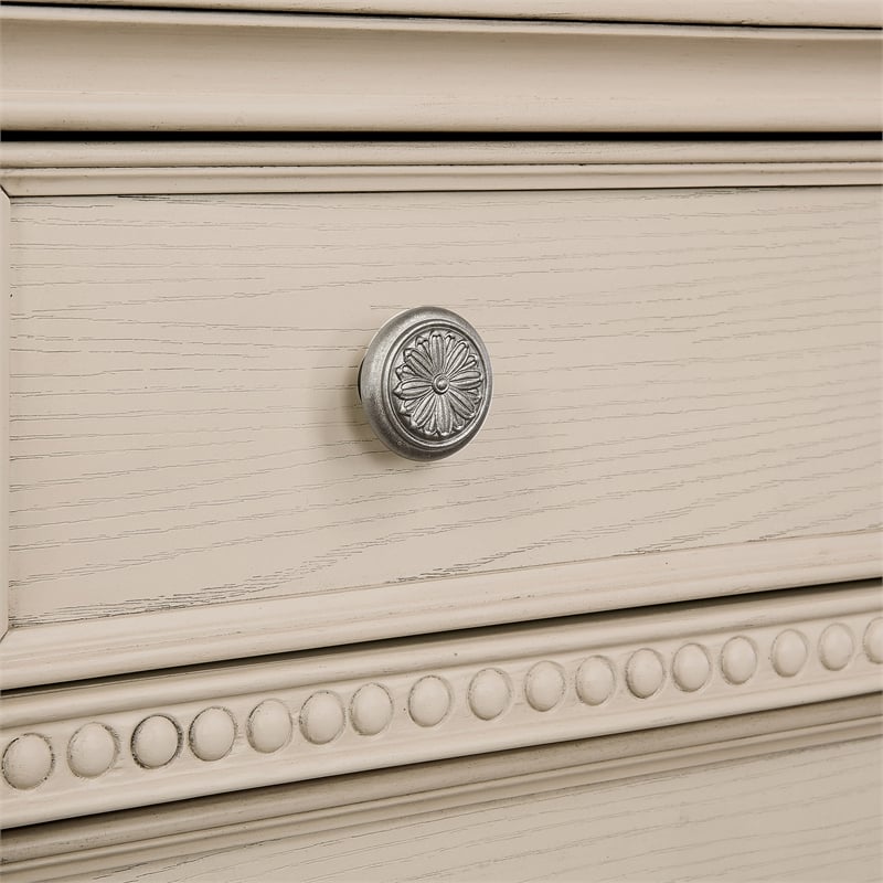 Furniture of America Charo Traditional Wood 9-Drawer Dresser in Antique White