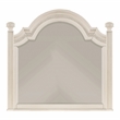 Furniture of America Charo Traditional Wood Framed Mirror in Antique White