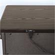 Furniture of America Charo Wood 2-Drawer Nightstand with USB Port in Gray