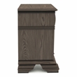 Furniture of America Charo Wood 2-Drawer Nightstand with USB Port in Gray