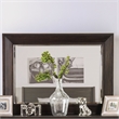 Furniture of America Tezra Contemporary Solid Wood Framed Mirror in Dark Walnut