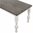 Furniture of America Treon Wood 7-Piece Counter Dining Set in Antique White