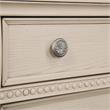 Furniture of America Charo Solid Wood 2-Piece Dresser and Mirror Set in White