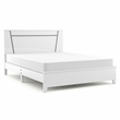 Furniture of America Murvy Contemporary Wood Platform Cal King Bed in White