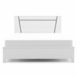 Furniture of America Murvy Contemporary Wood Platform Cal King Bed in White