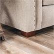 Furniture of America Jaqui Transitional Fabric Nailhead Loveseat in Beige