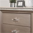 Furniture of America Devado Contemporary Wood 2-Drawer Nightstand in Rose Gold