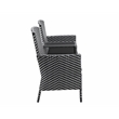 FOA Azur Outdoor Aluminum & Wicker Loveseat & Storage Bin 2pc Set
