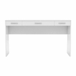 Furniture of America Olive White Wood 3 Drawer Vanity Table