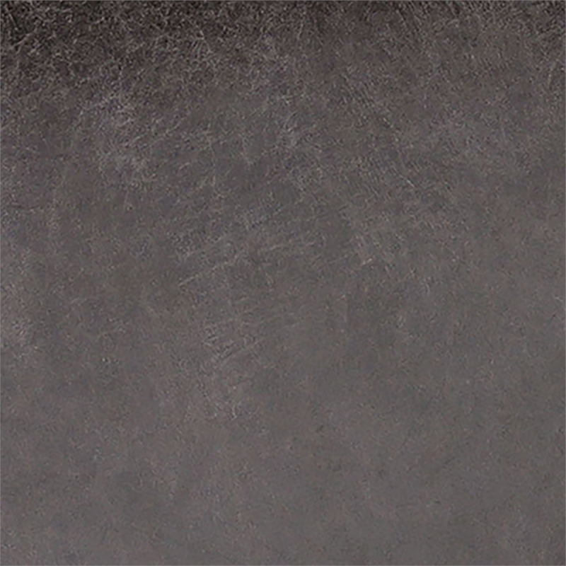 Furniture of America Kikee Faux Leather Cushioned Loveseat Bench in Dark Gray