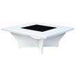 Furniture of America Avens Contemporary Wood Square Coffee Table in White